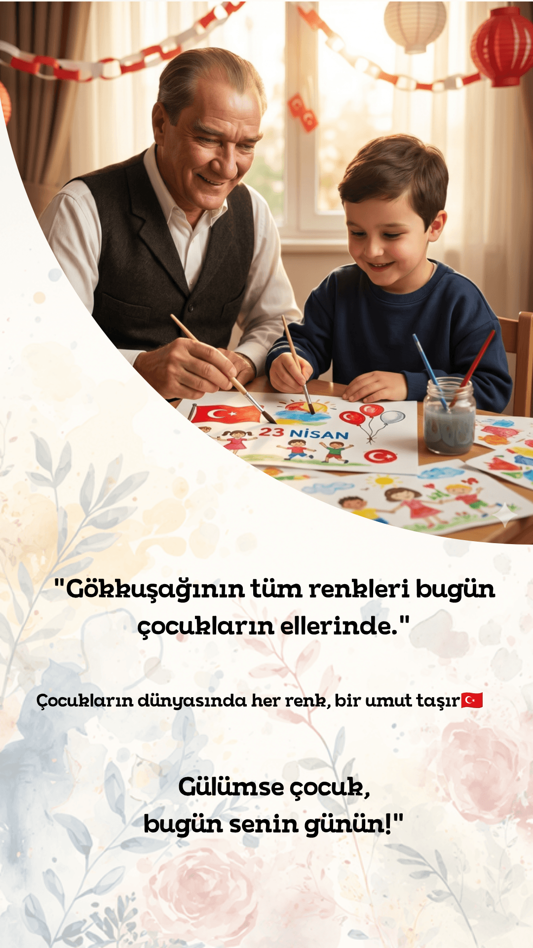 23 Nisan Ulusal Egemenlik ve Çocuk Bayramı Canva Şablonu (4 Tasarım)