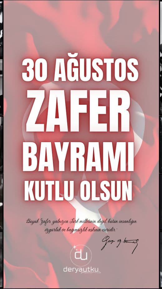 30 Ağustos Zafer Bayramı Canva Şablonu