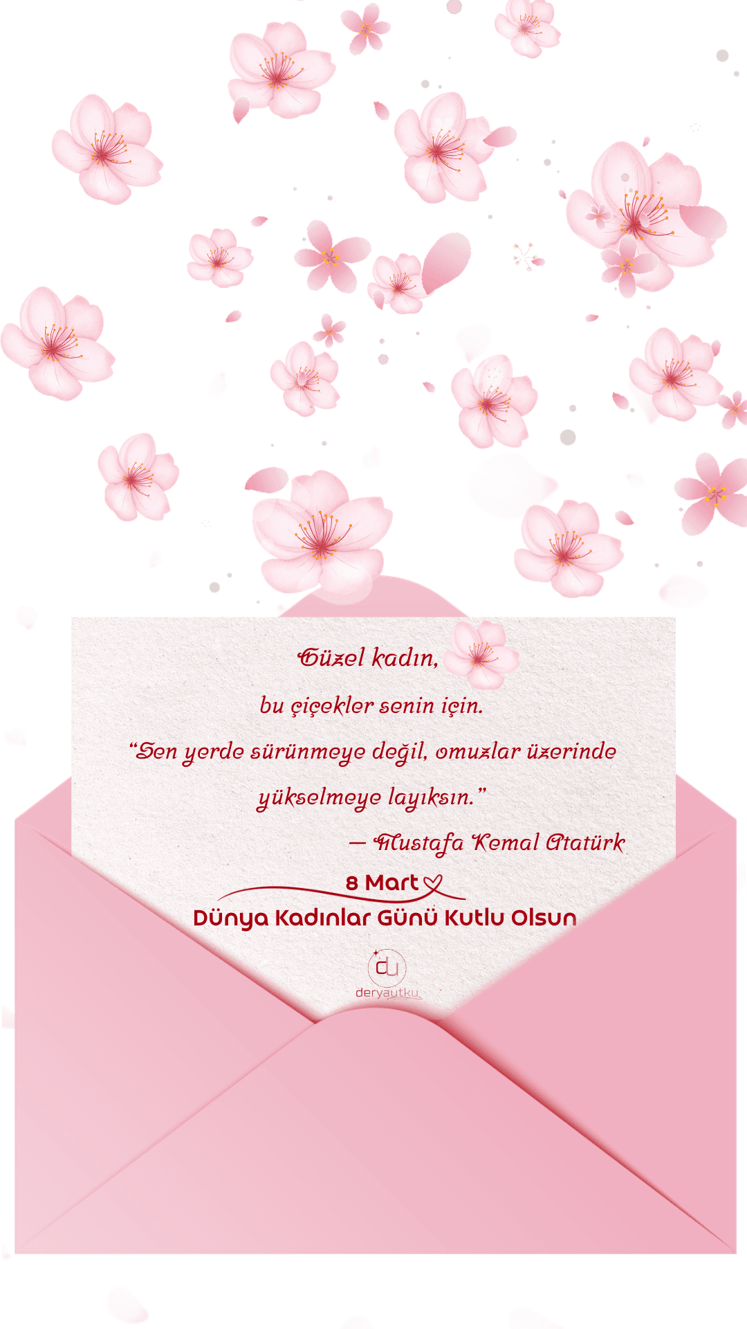 8 Mart Dünya Kadınlar Günü Canva Şablonu