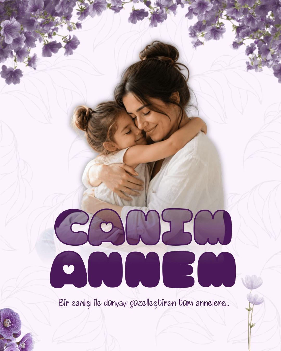 Anneler Günü Canva Şablonu (2 Tasarım)
