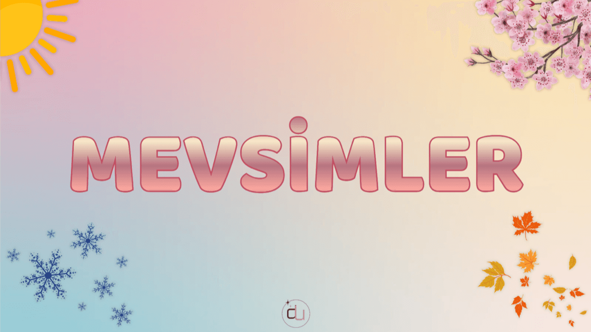 Mevsimler Kapak Tasarımı (Canva Şablonu)